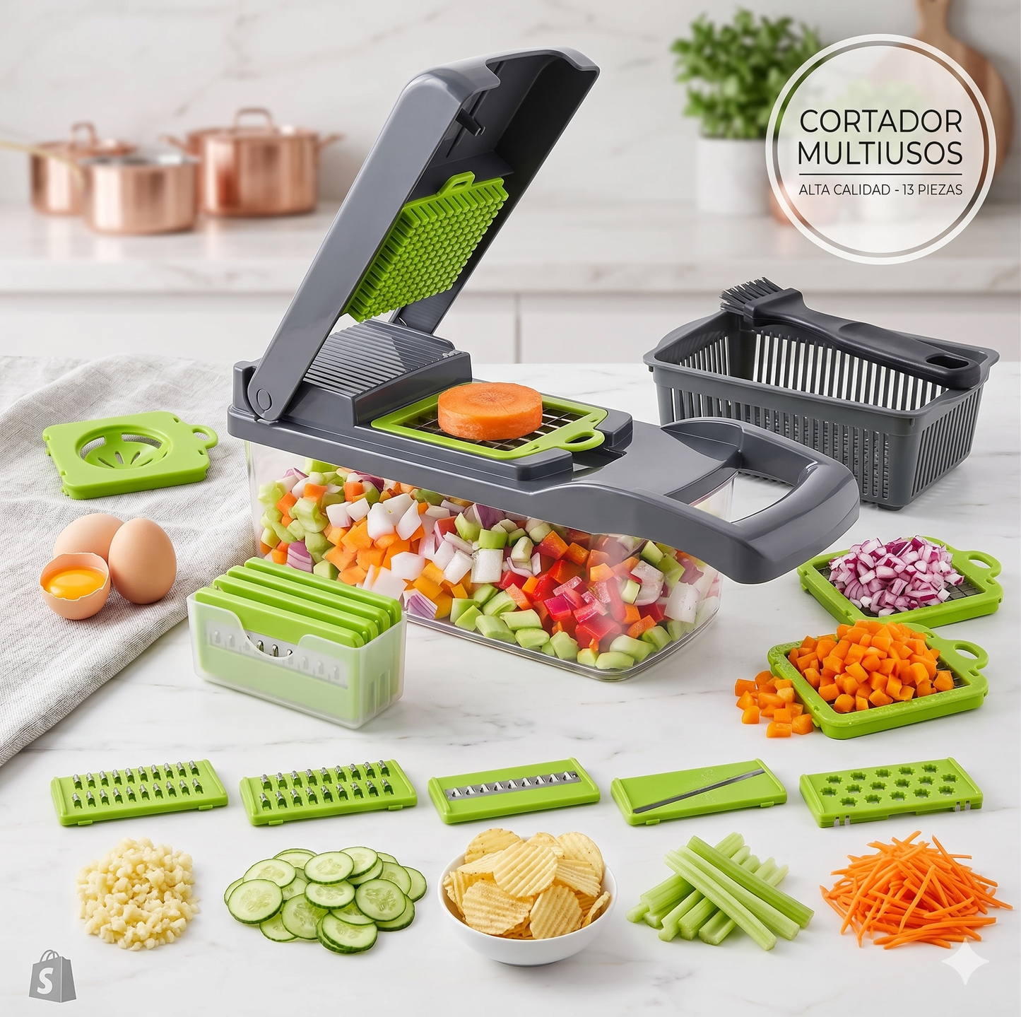 PICADOR DE FRUTAS Y VERDURAS