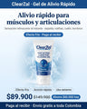 ClearZal Fast Acting · Gel de Alivio Rápido Frío · Músculos y Articulaciones · 30ml