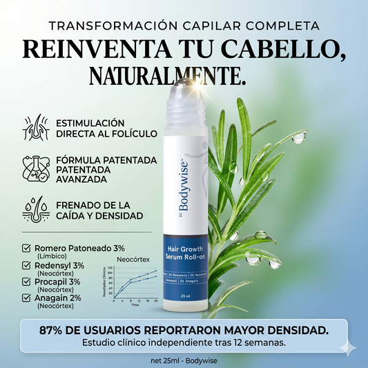 BODYWISE HAIR GROWTH 15ML CAJA Y OBSEQUI