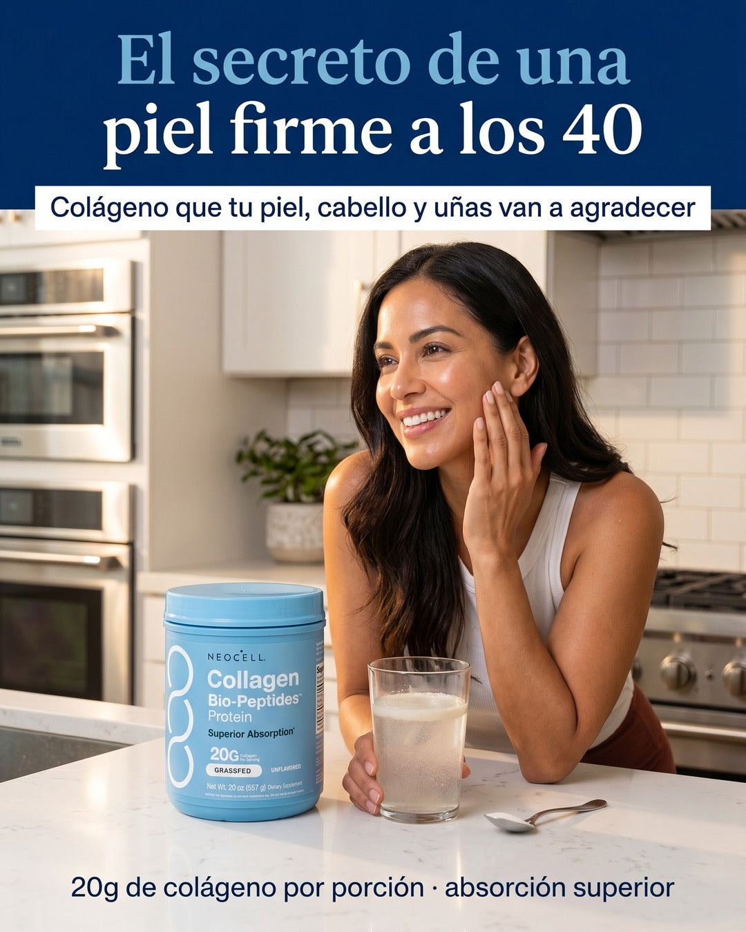 El secreto de una piel firme colágeno NeoCell