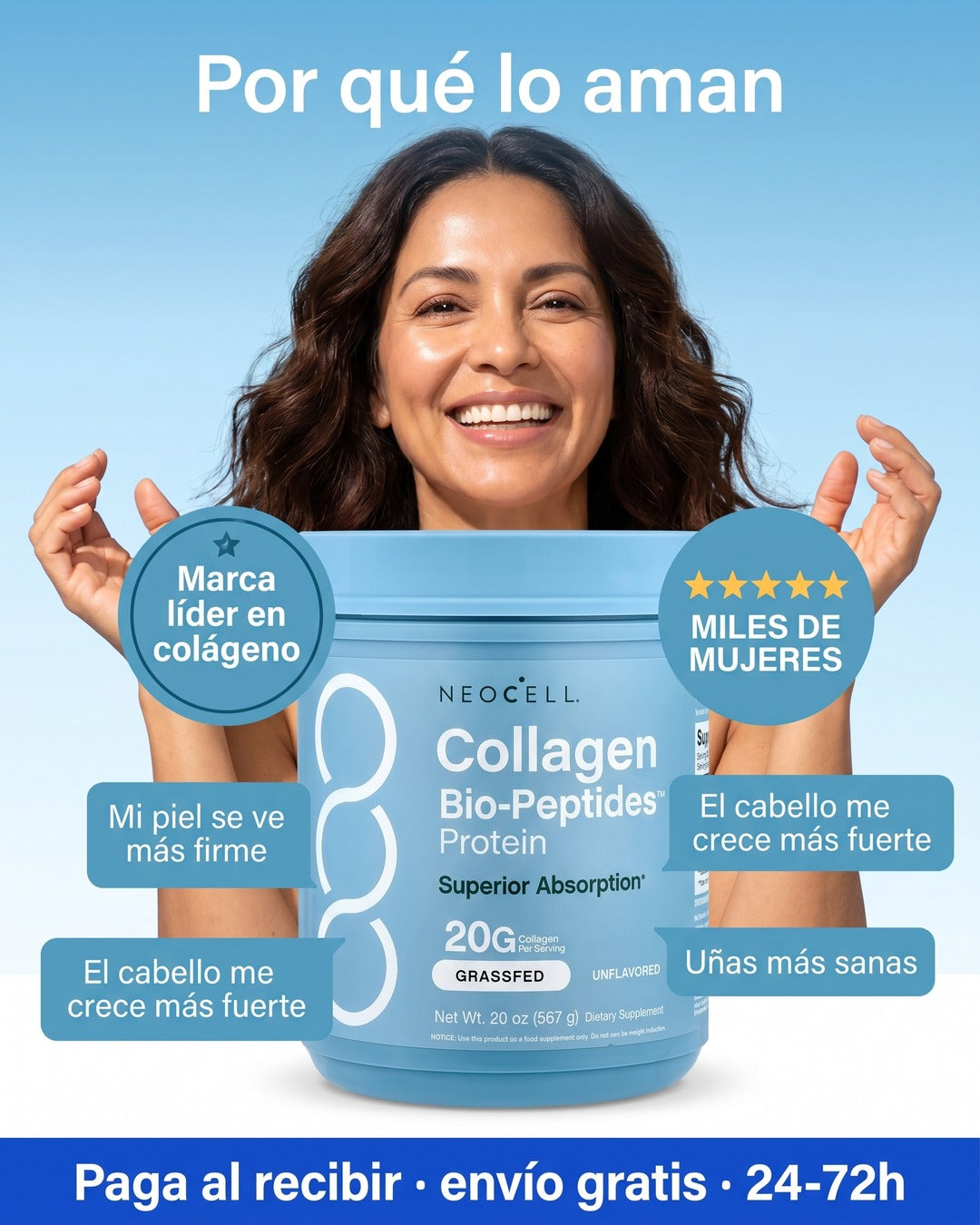 Por qué lo aman marca líder colágeno miles de mujeres