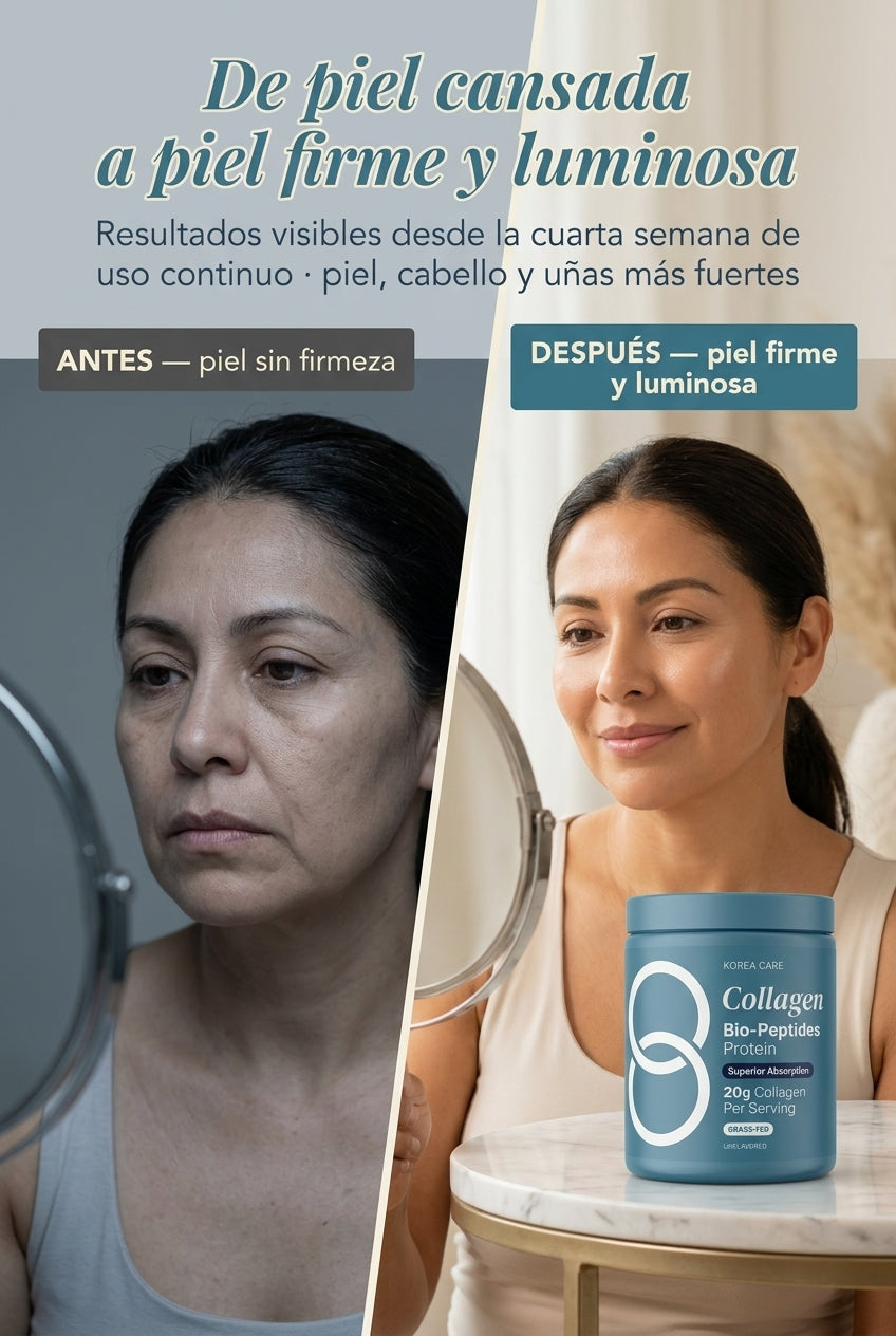 De piel cansada a piel firme y luminosa