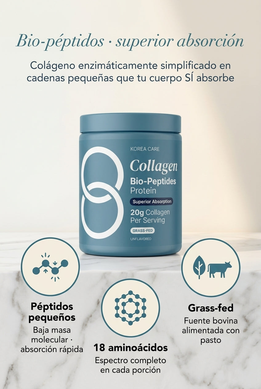 Bio-péptidos · superior absorción