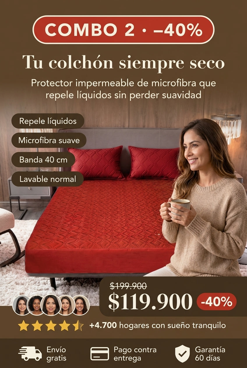 Tu colchón siempre seco y protegido