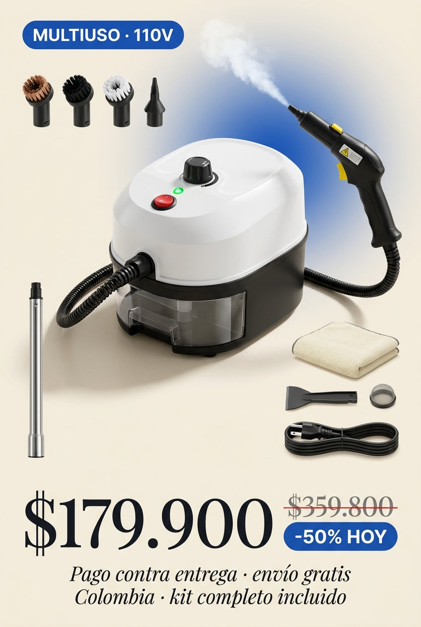 Limpiador a vapor presurizado · multiuso 110V