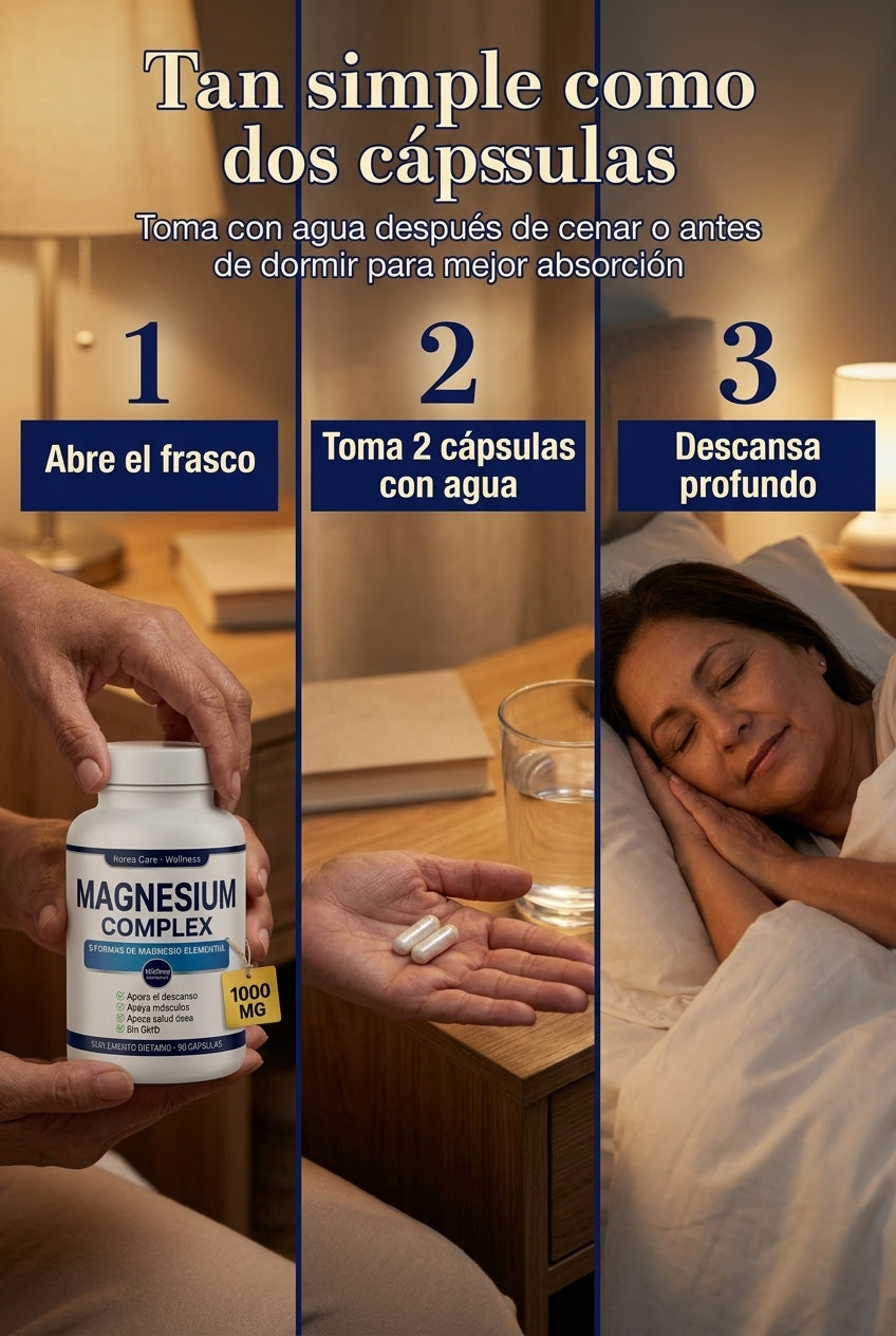 Tan simple como dos cápsulas