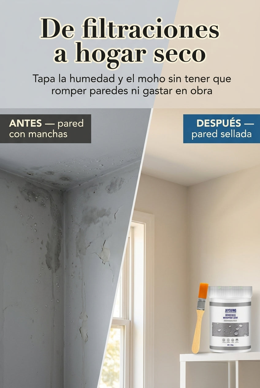 De filtraciones a hogar seco