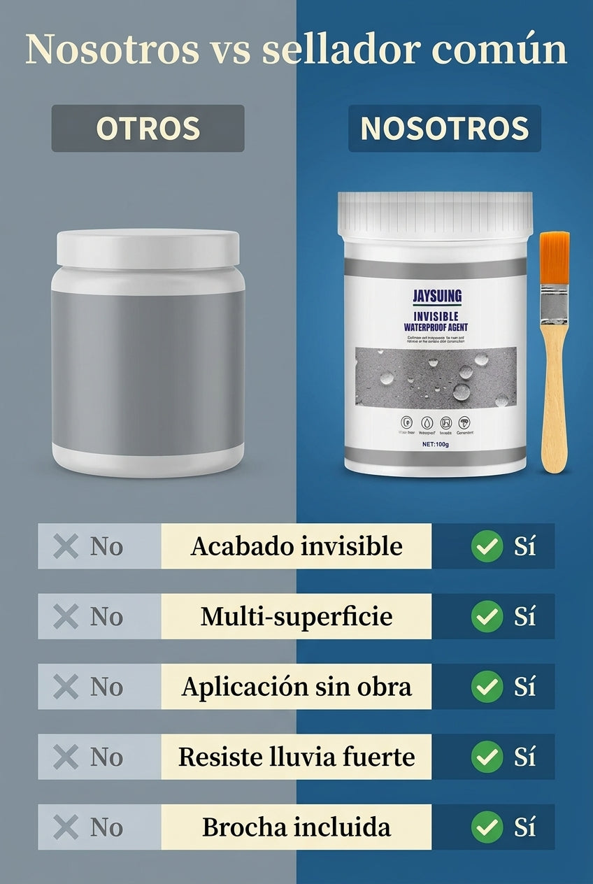 Nosotros vs sellador común