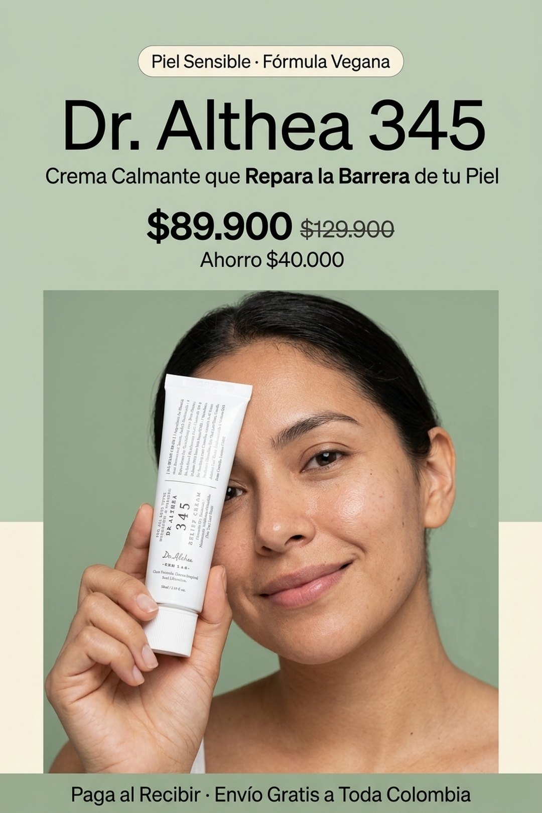 Dr. Althea 345 Relief Cream — crema calmante coreana · $89.900 · paga al recibir