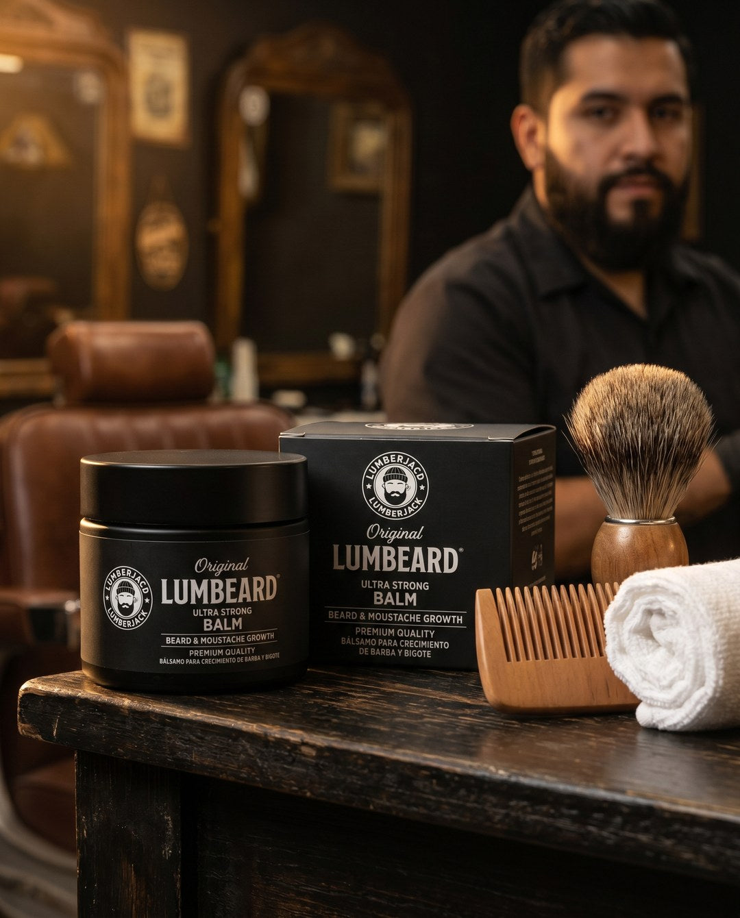 Bálsamo Lumbeard para barba y bigote